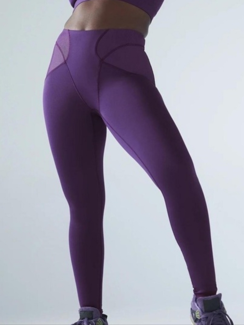 Savage X Fenty Women Purple Performance Joggers SIZE L NWOT